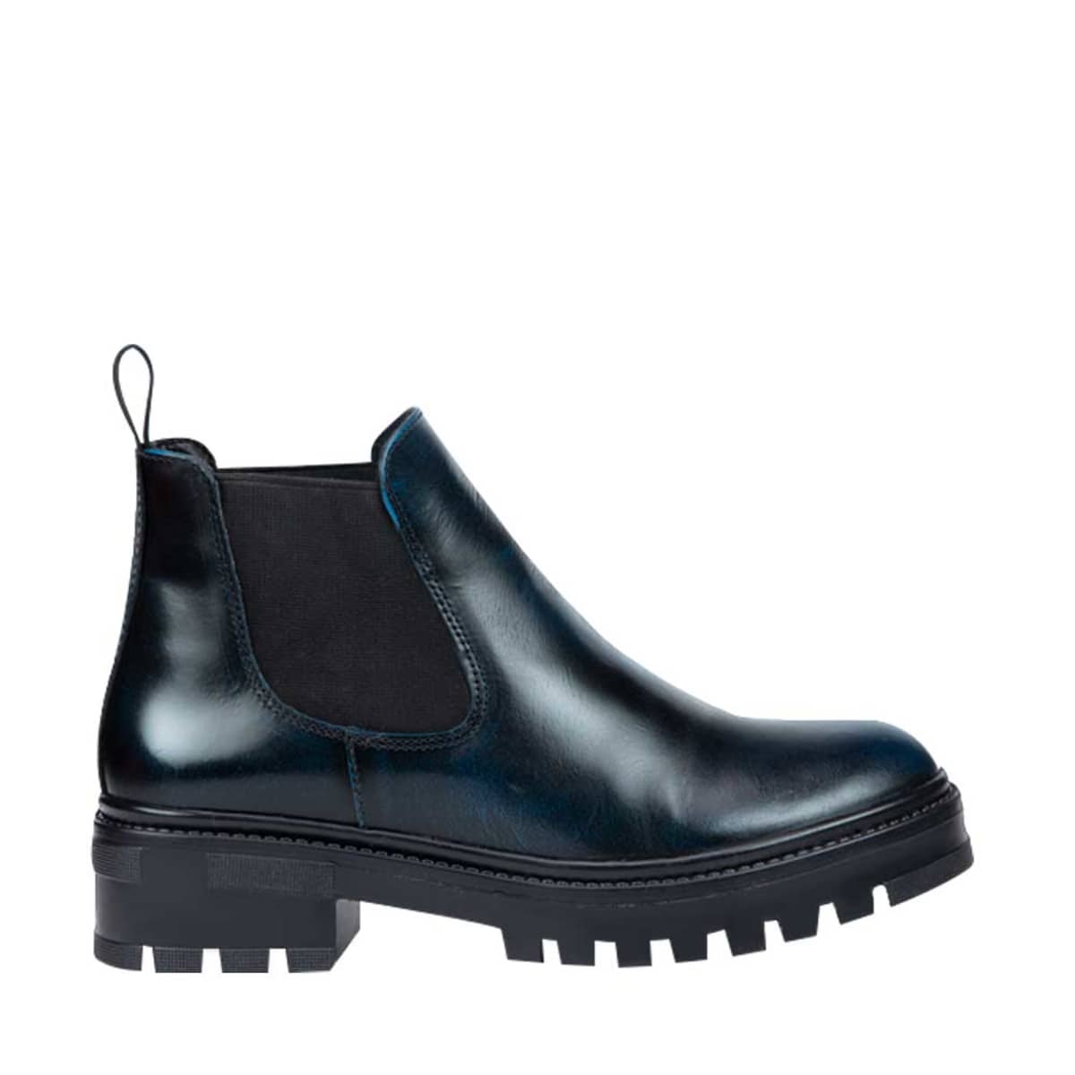 Moto botines Goodyear color azul marino para mujer, con suela antiderrapante, modelo 1010812