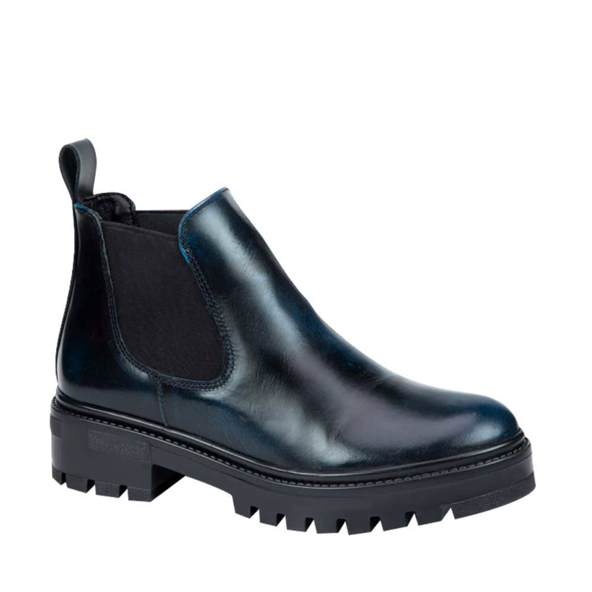 Moto botines Goodyear color azul marino para mujer, con suela antiderrapante, modelo 1010812