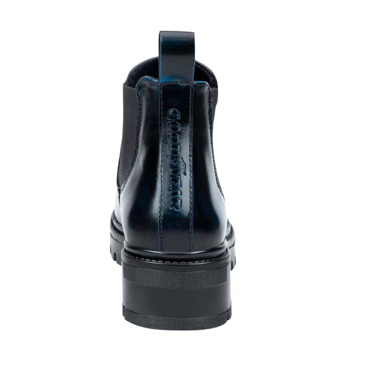 Moto botines Goodyear color azul marino para mujer, con suela antiderrapante, modelo 1010812