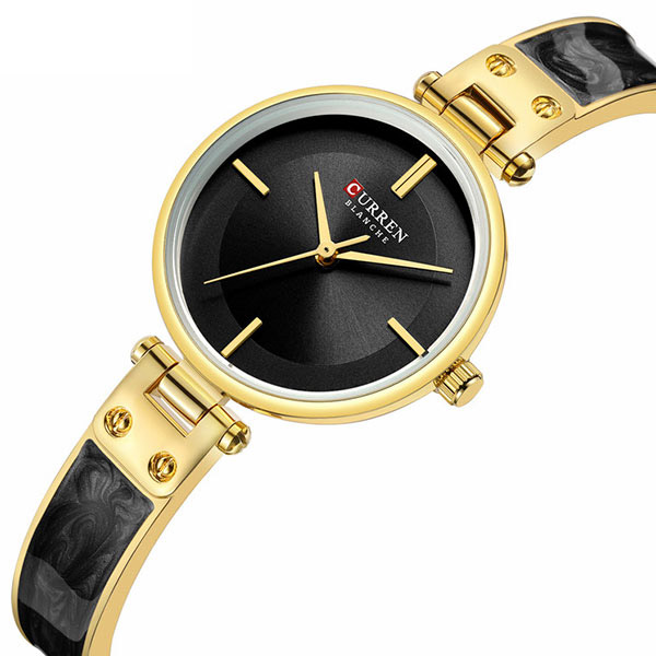 Reloj Mujer Análogo Cuarzo, Extensible Polipiel, Modelo Clásico, Detalles Discretos, Broche de Hebil 