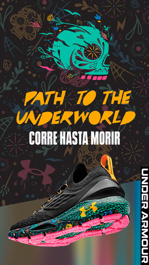 Tenis Under Armour Hovr Phantom 2 Day of the Dead  Bluetooth 3023856-001