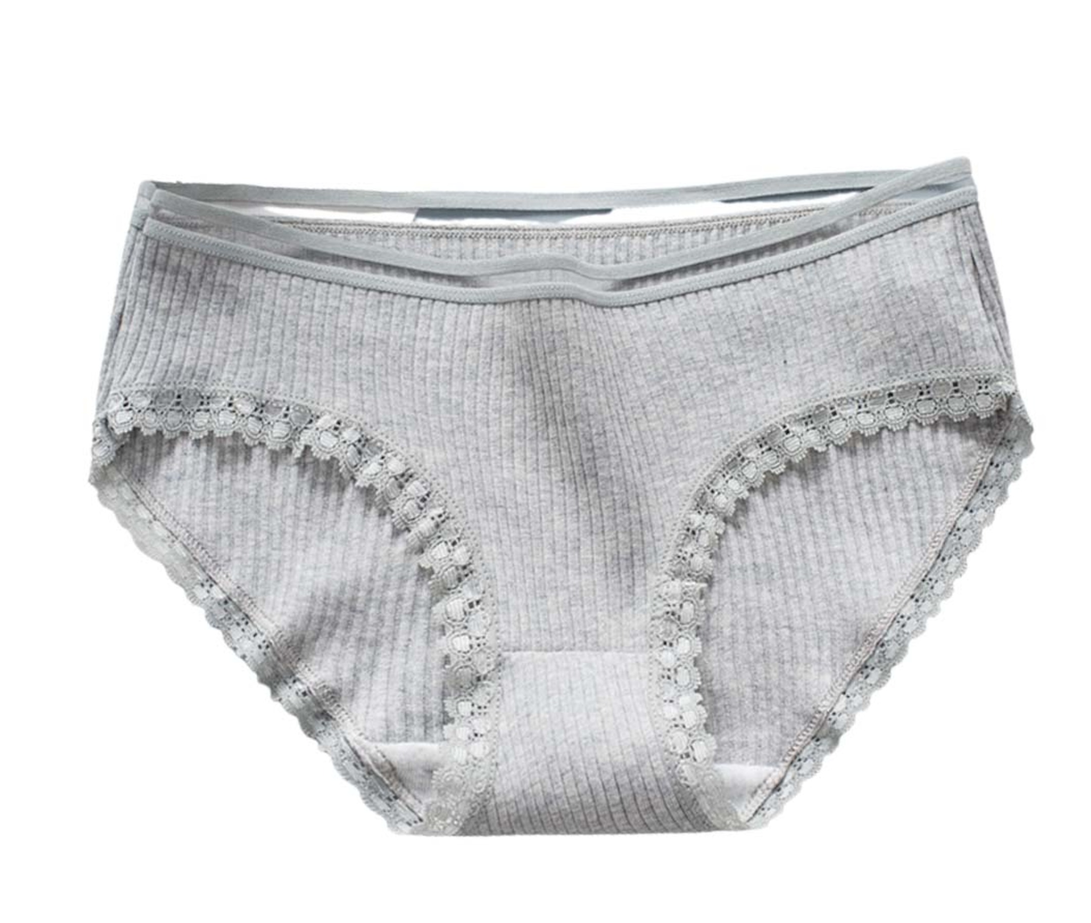 Paquete De Pantaletas Algod n Con Orilla De Encaje Lencer a