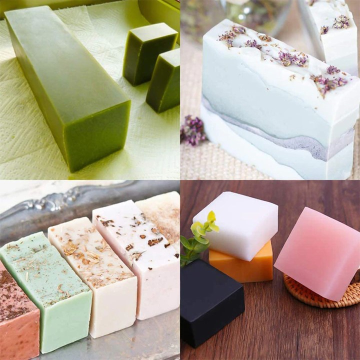 Molde de Silicón Rectangular para Jabón Artesanal en Barra 1 Lt, Morado