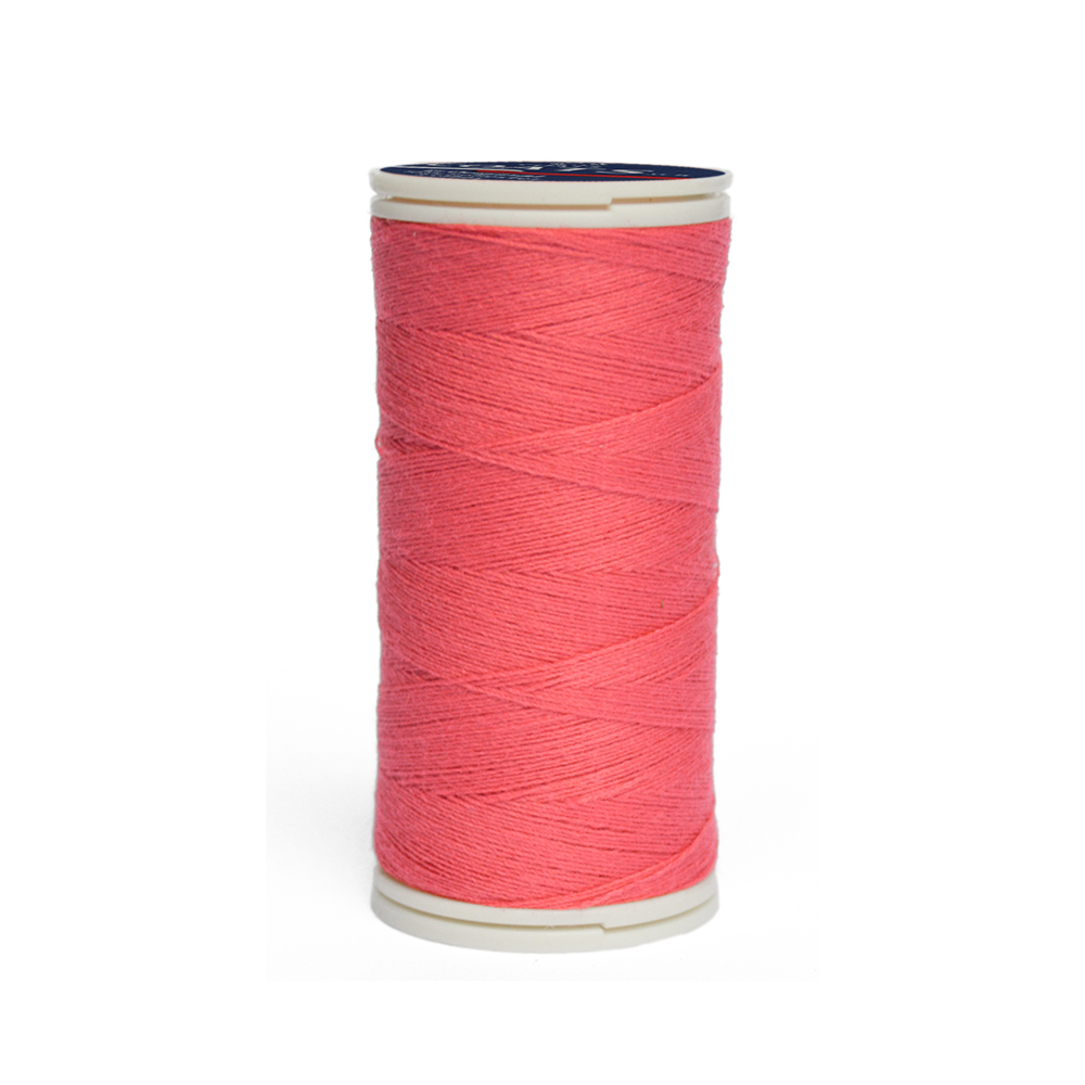 Caja 12 Pzas Hilo Poliéster Liso 3 Cabos Fibra Corta Coats