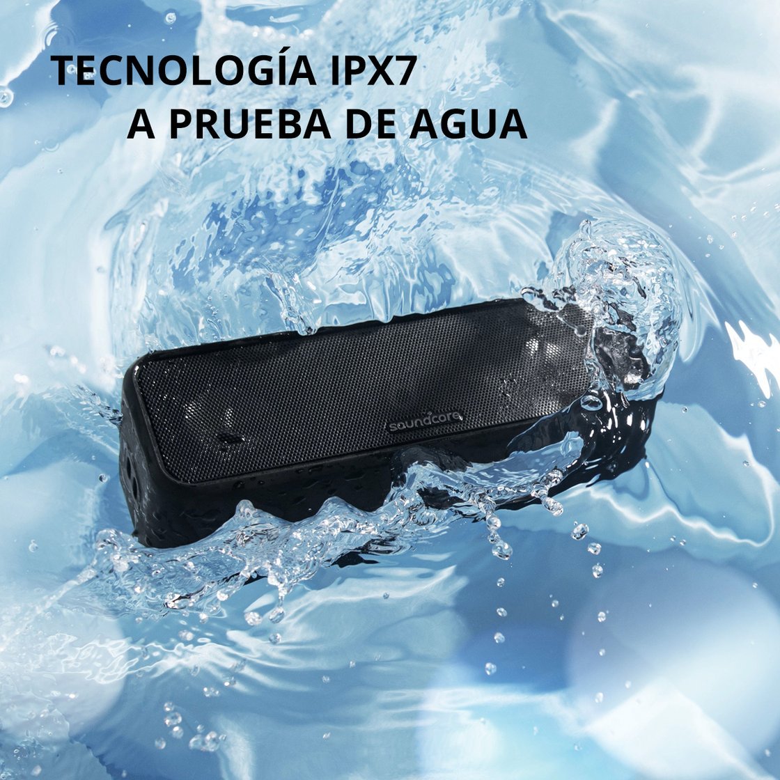 Bocina Bluetooth Soundcore 3 Potencia 16W 24 Horas Protección IP67