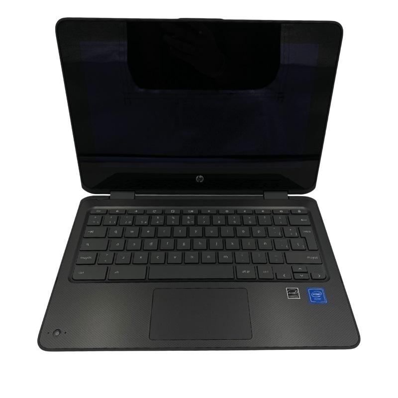 Laptop HP Chromebook X360 11 G1 EE- 11.6"-Intel Celeron N3350- 4GB Ram 32GB SSD-S.O. Chromebook-Con Cámara-(TOUCH SCREEN)- Equipo Clase A, Reacondicionado.