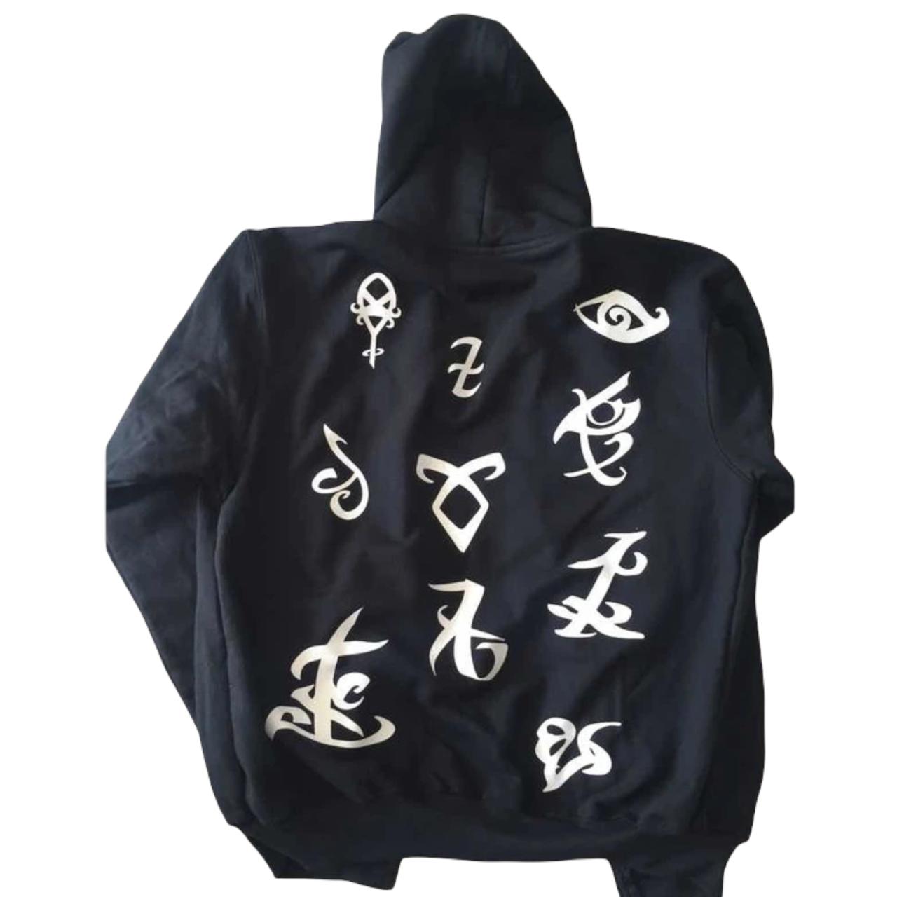 Sudadera Cazadores De Sombras Shadowhunters Con Cierre Runas