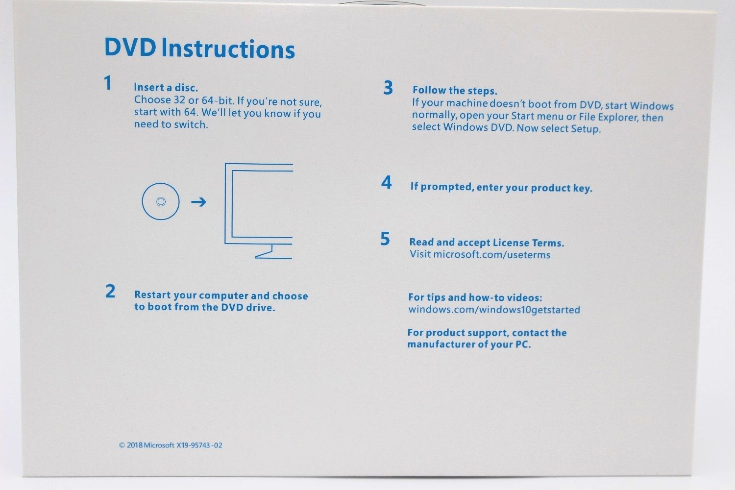 Licencia Windows 10 Professional 1 Pc Caja