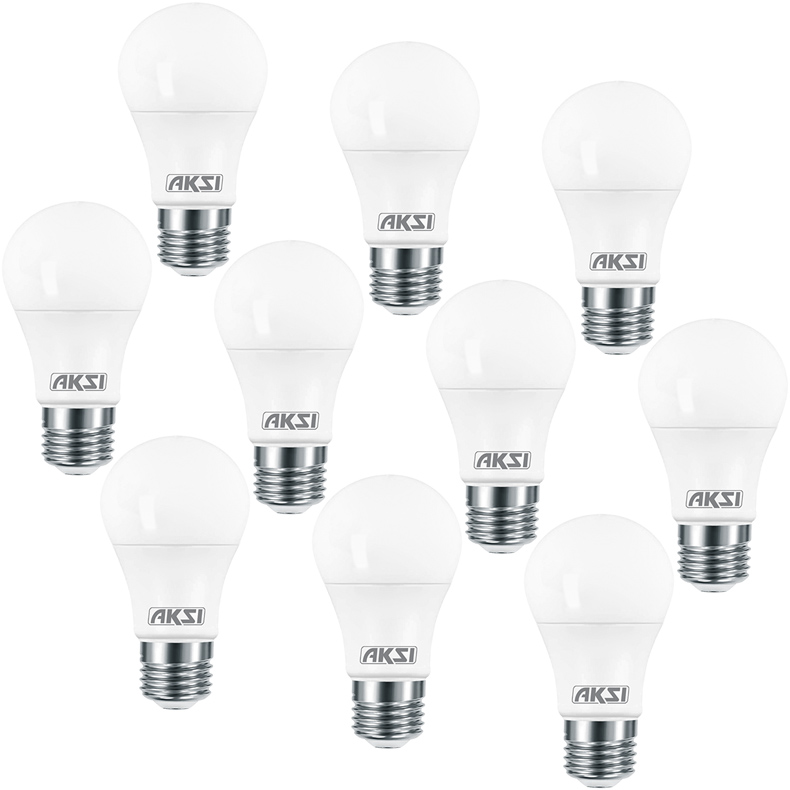 Pack de 10 Focos A15 Led Aksi Luz Cálida de 4W.
