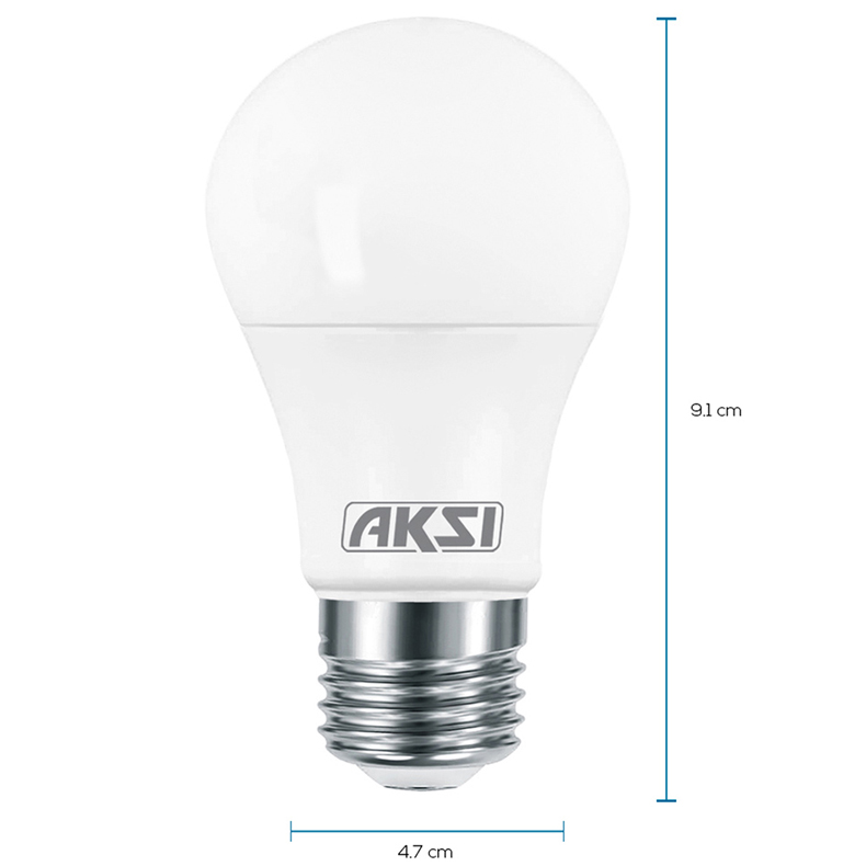Pack de 10 Focos A15 Led Aksi Luz Cálida de 4W.