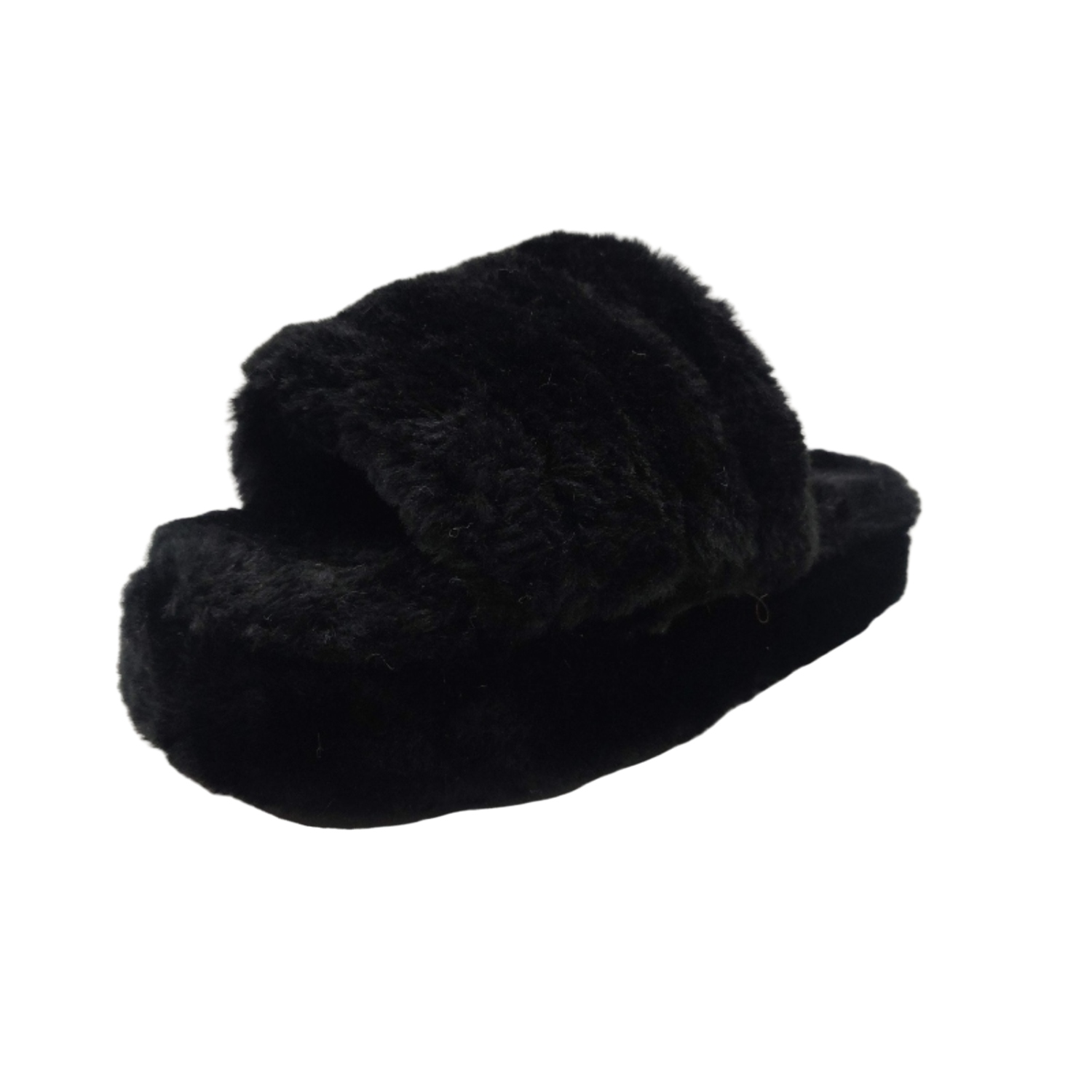 Pantuflas Afelpadas FANA, Color Negro