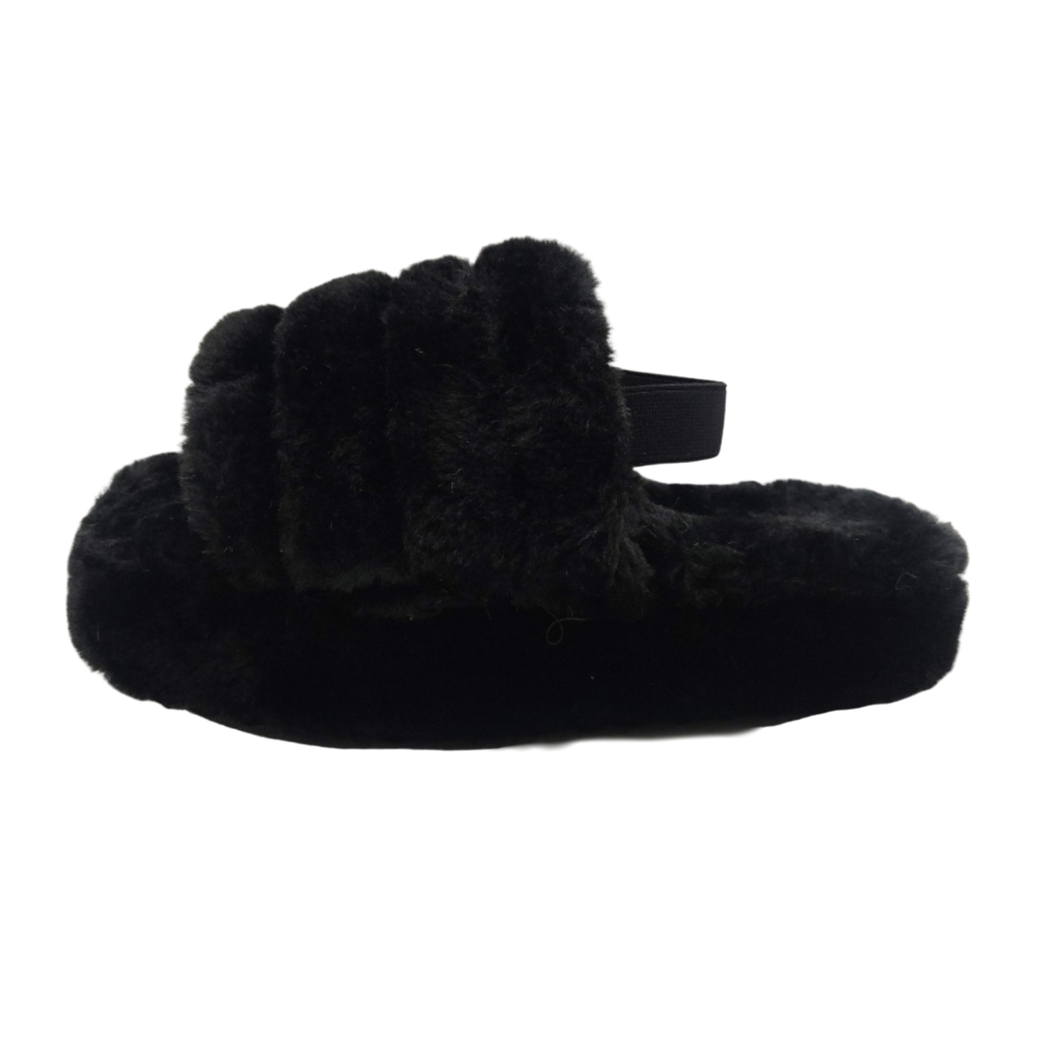 Pantuflas Afelpadas FANA, Color Negro