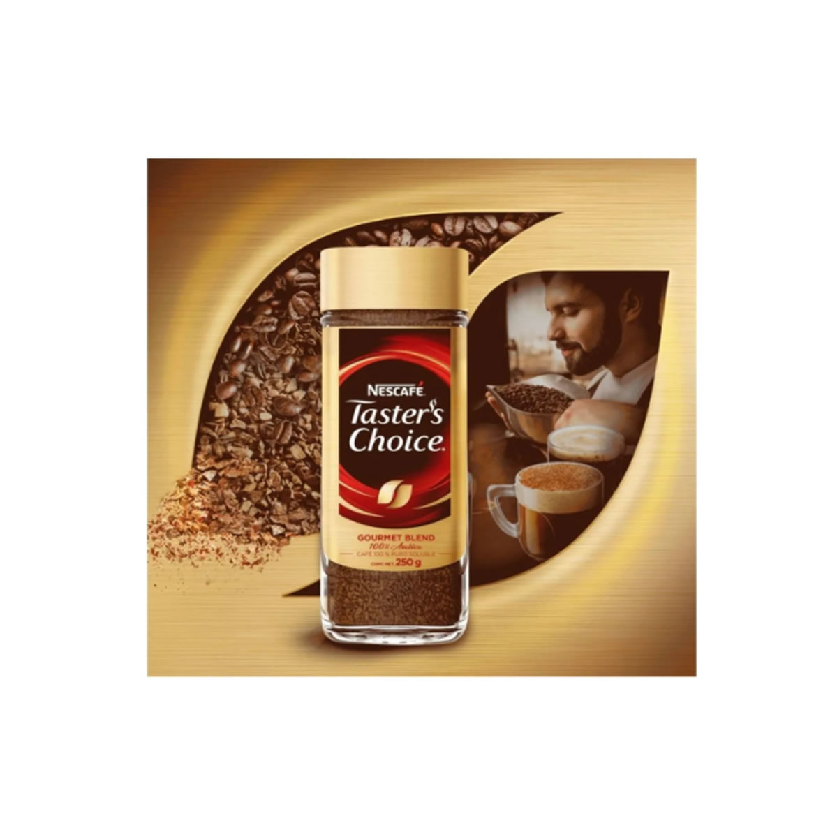 Tasters Choice, Café Soluble 250g.