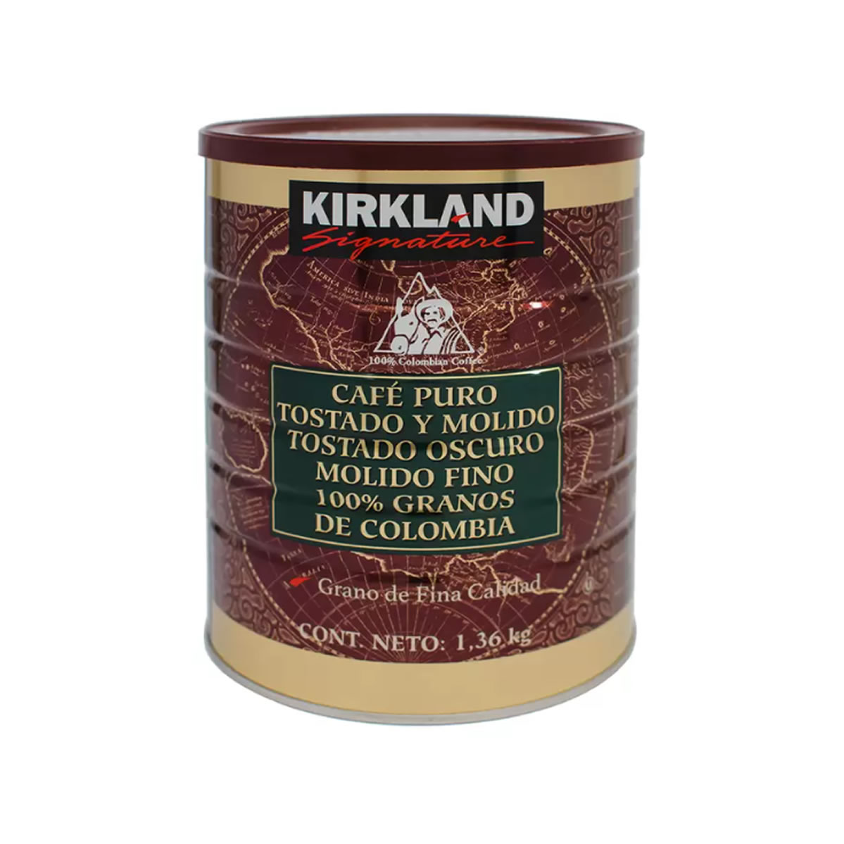 Kirkland Signature Café Molido Colombiano 1.36 kg.