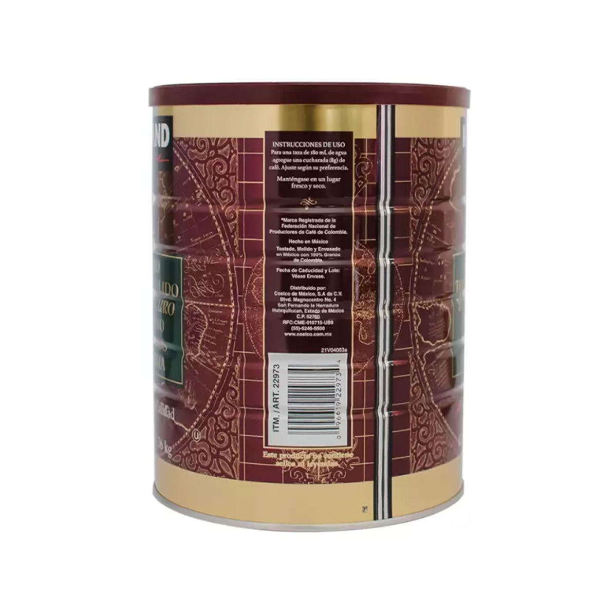 Kirkland Signature Café Molido Colombiano 1.36 kg.