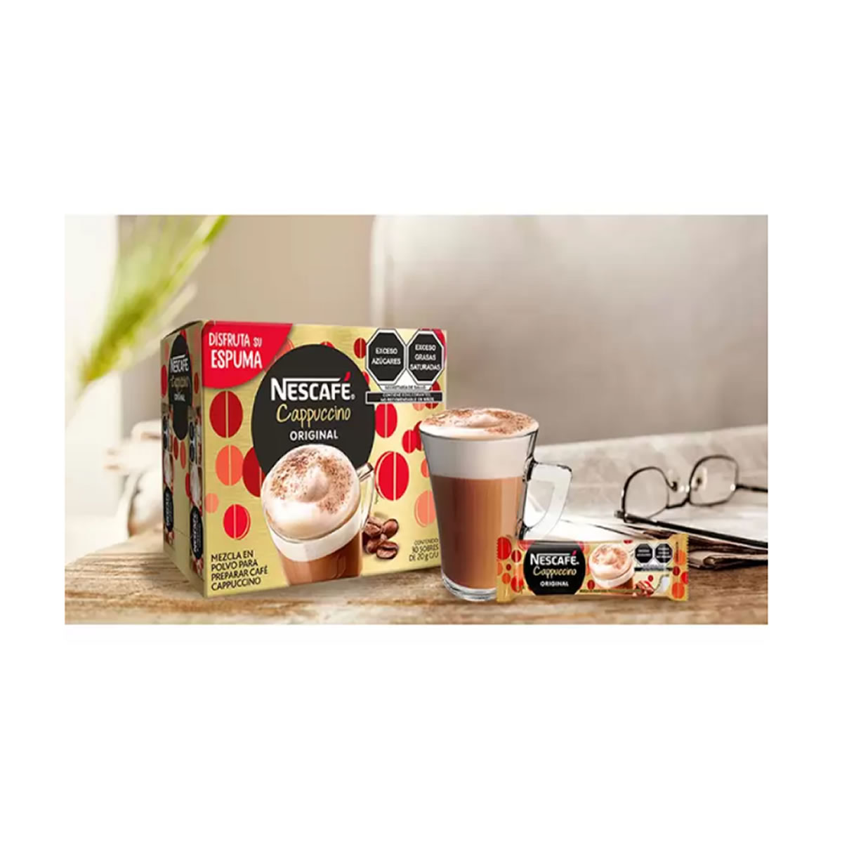 Nescafé Cappuccino Original 30 sobres de 20 gr. c/u