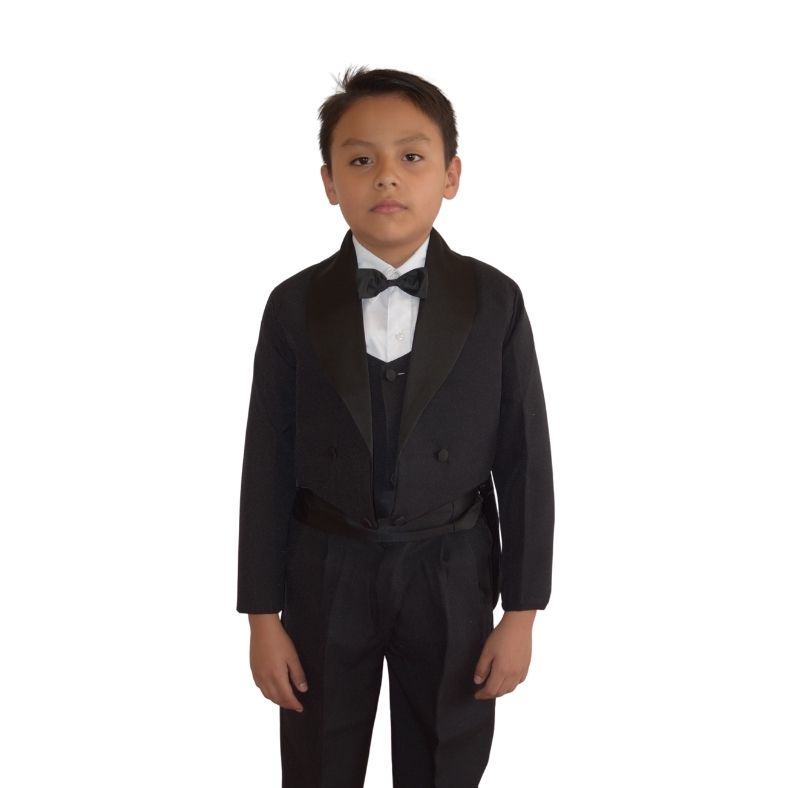 Traje Frac Pingüino Blanco O Negro Bautizo Comunión Boda