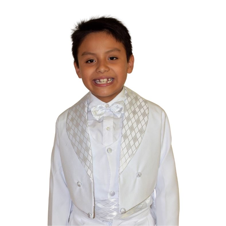 Traje Frac Pingüino Blanco O Negro Bautizo Comunión Boda