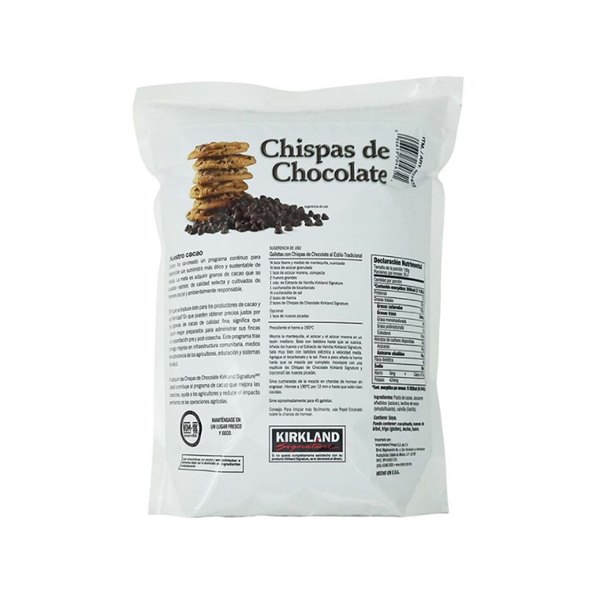 Kirkland Signature Chispas de Chocolate 2.04 kg