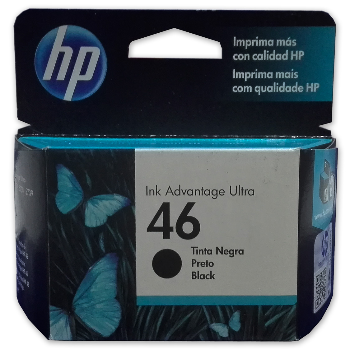 Combo 2 Cartucho Tinta Hp 46 1 Negro Cz637al 1 Color Cz638al