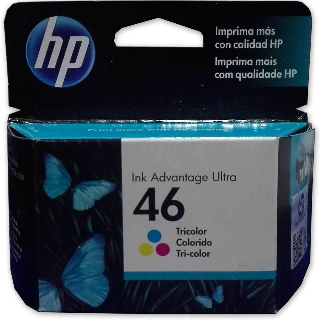 Combo 2 Cartucho Tinta Hp 46 1 Negro Cz637al 1 Color Cz638al