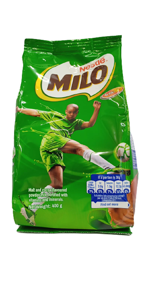 MILO polvo para preparar bebida sabor chocolate 400g