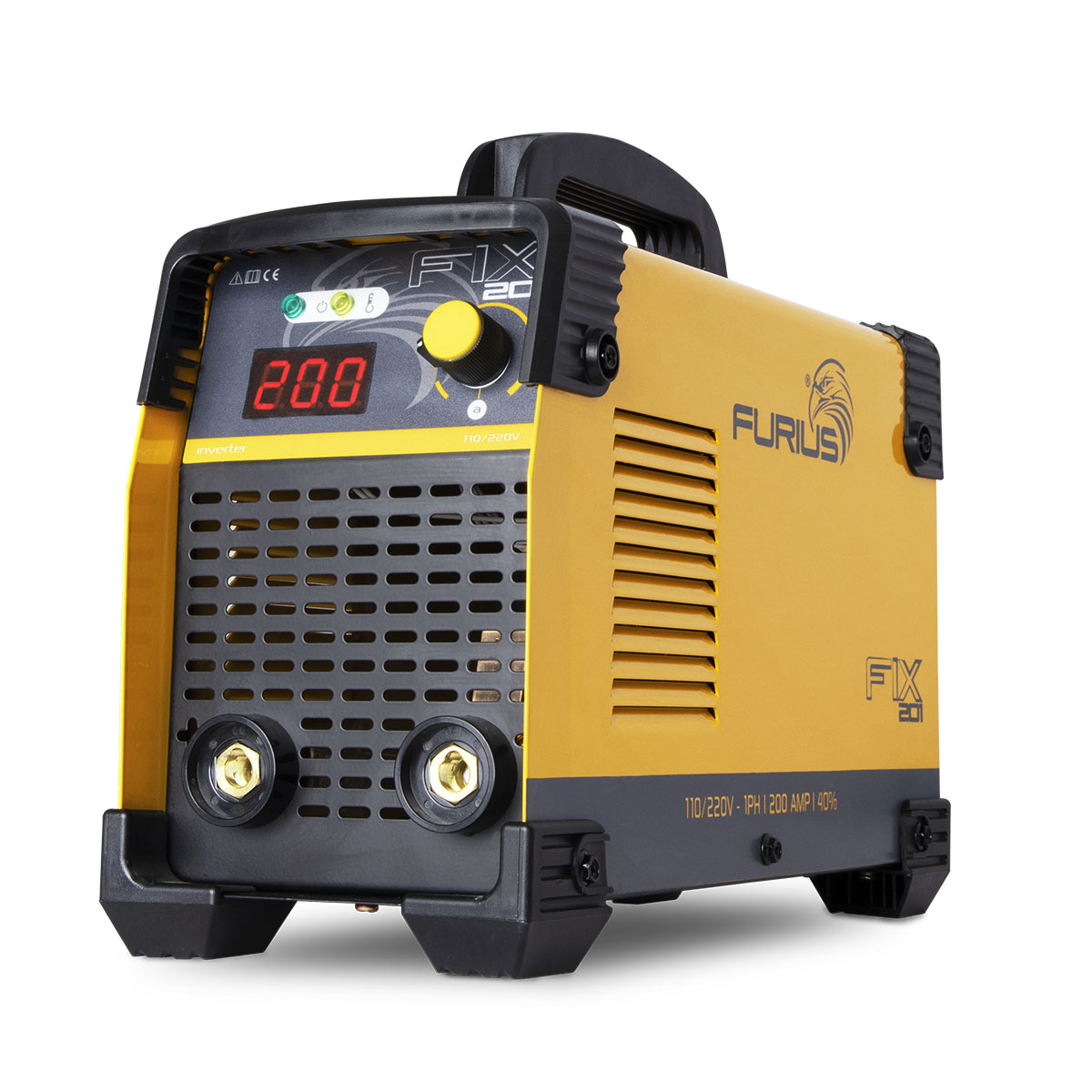 SOLDADORA INVERSORA 200 AMP 110/220V FIX 201 HERRERIA 