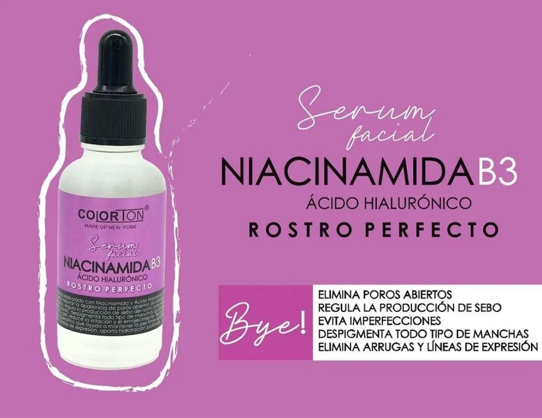 Serúm facial Colorton Gama 5 piezas Skin care  Ácido hialurónico