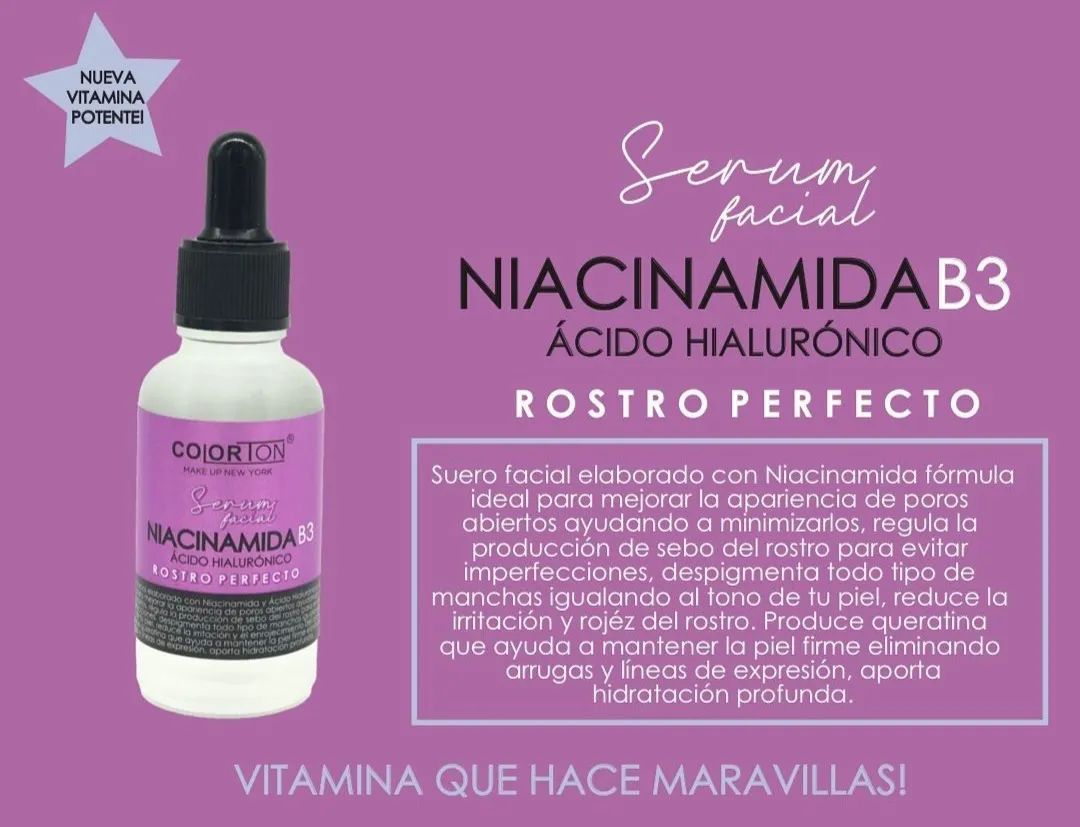 Serúm facial Colorton Gama 5 piezas Skin care  Ácido hialurónico