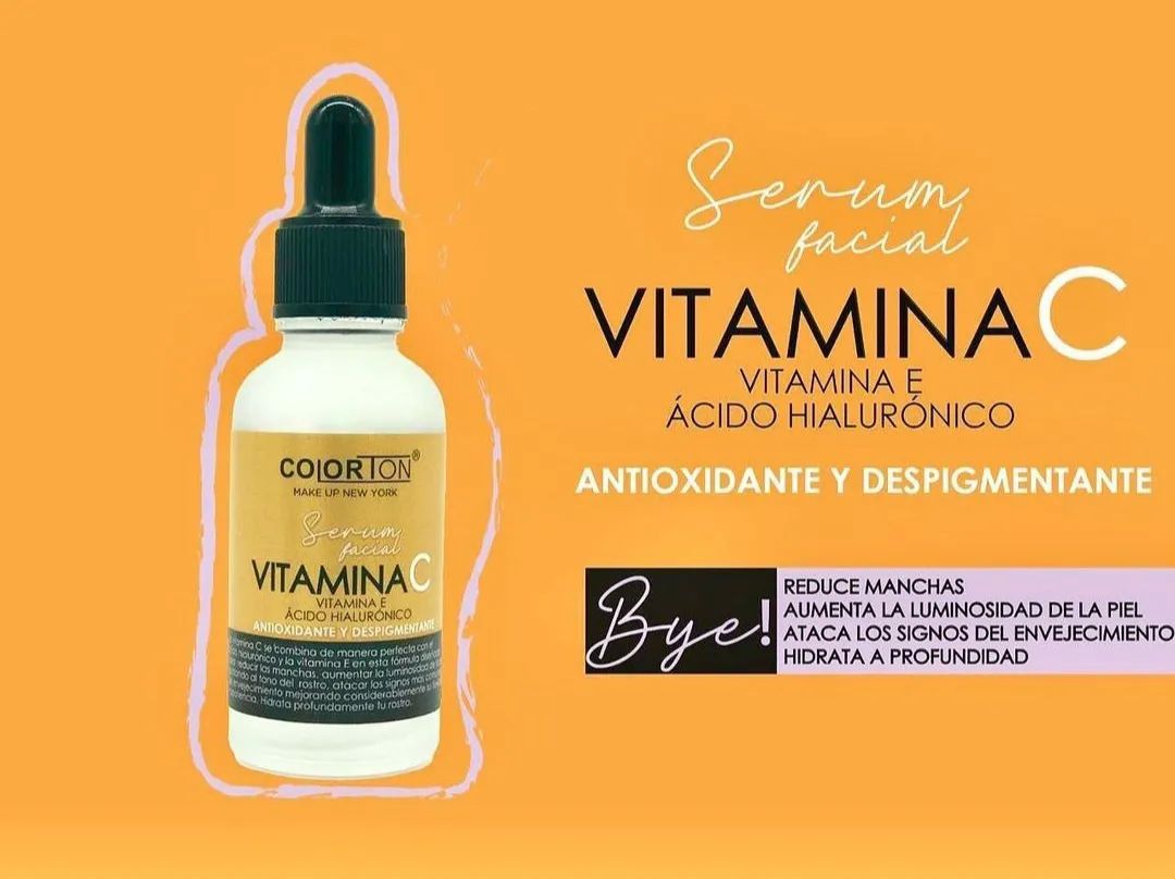 Serúm facial Colorton Gama 5 piezas Skin care  Ácido hialurónico