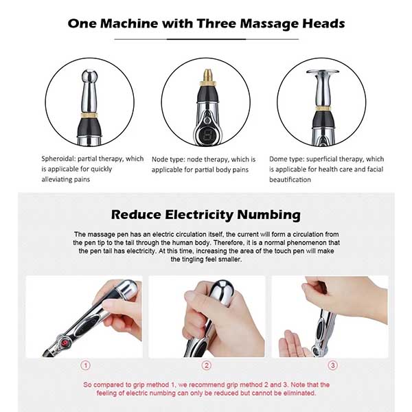 BOLÍGRAFO ELÉCTRICO MERIDIANS W - 912 PARA ACUPUNTURA