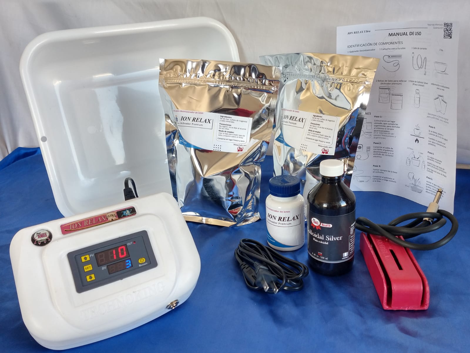 Desintoxicador Iónico Ultra + Concentrado De Ppm De Plata