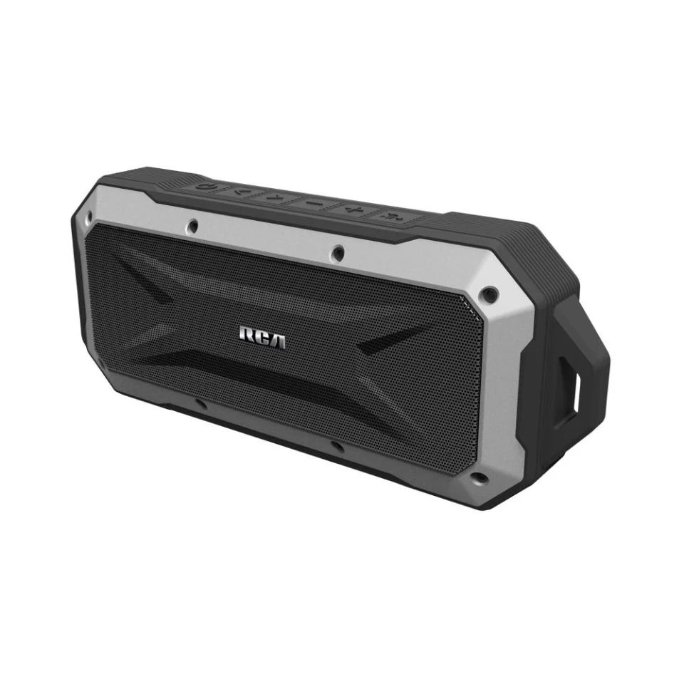 Bocina RCA portátil color plata PSX8BTSL