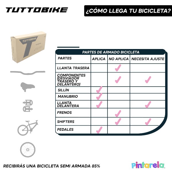 Bicicleta infantil para Niña Rodada 12 1 Velocidad Pintarela Monk