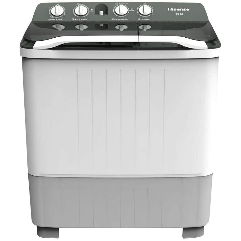 Lavadora Hisense doble tina semiautomática 16kg WSA1603P