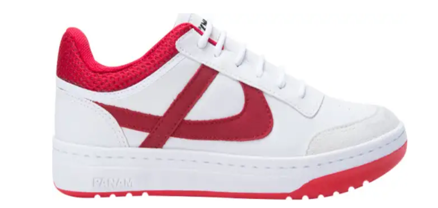 Tenis Hombre Caballero Casual Comodos Color Rojo Panam