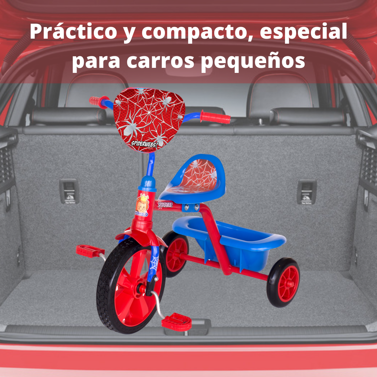 Triciclo Promeyco Tornado Tipo Araña de Niño R-10 