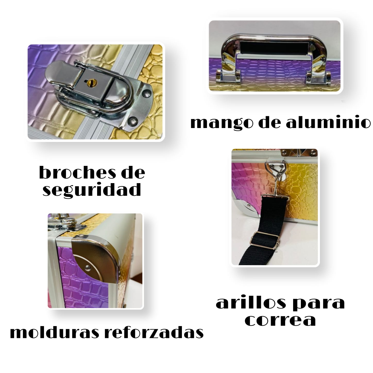 COSMETIQUERA NECESER MALETIN MAQUILLAJE UÑAS 