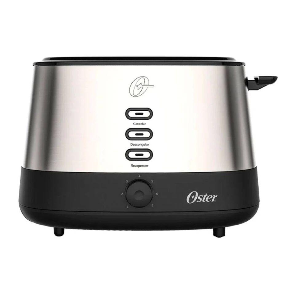 Tostador De Pan Oster 2 Rebanadas Acero Inoxidable Pan Tostado