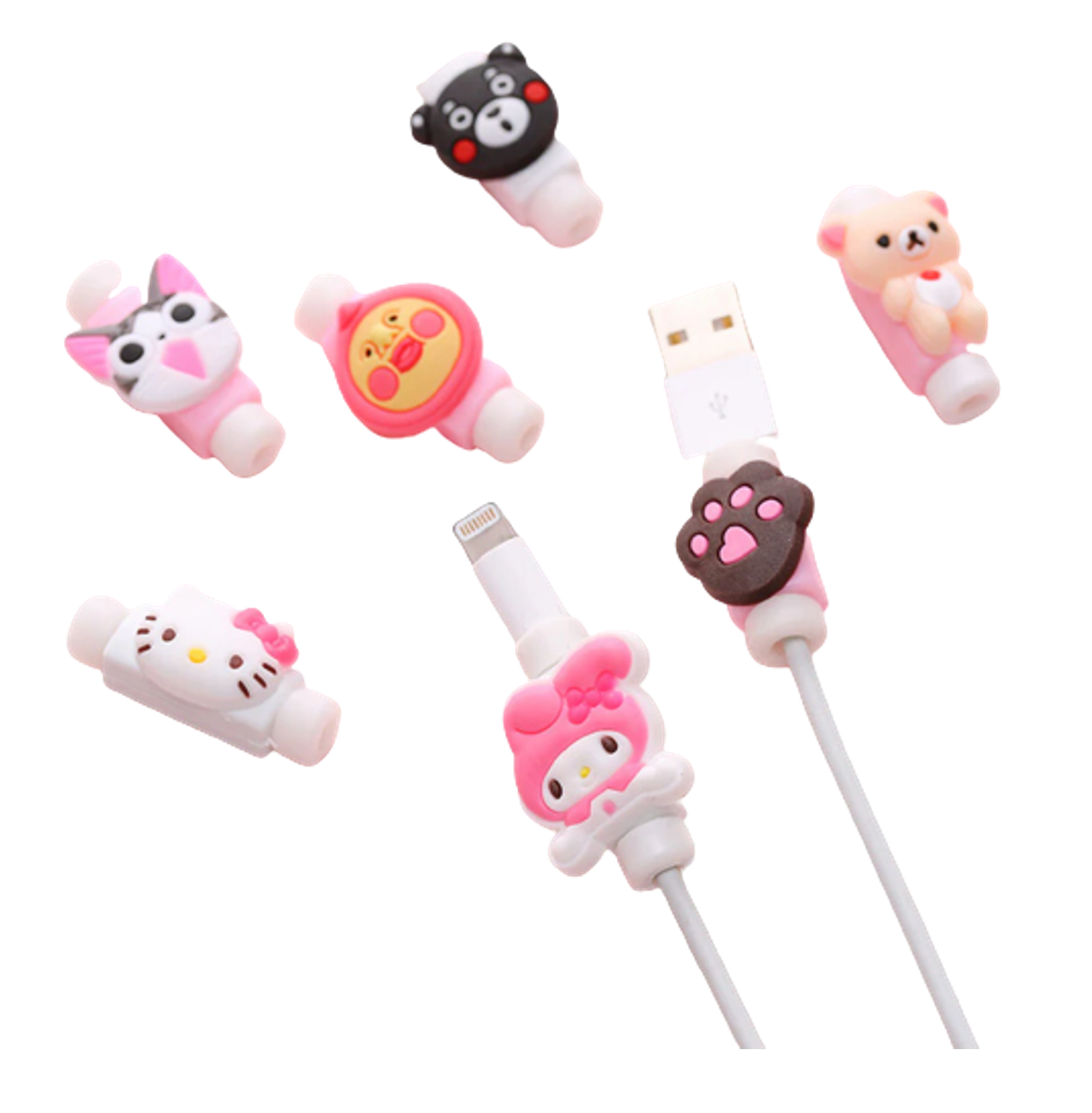 Protector Cable Usb iPhone, Android 20 unidades