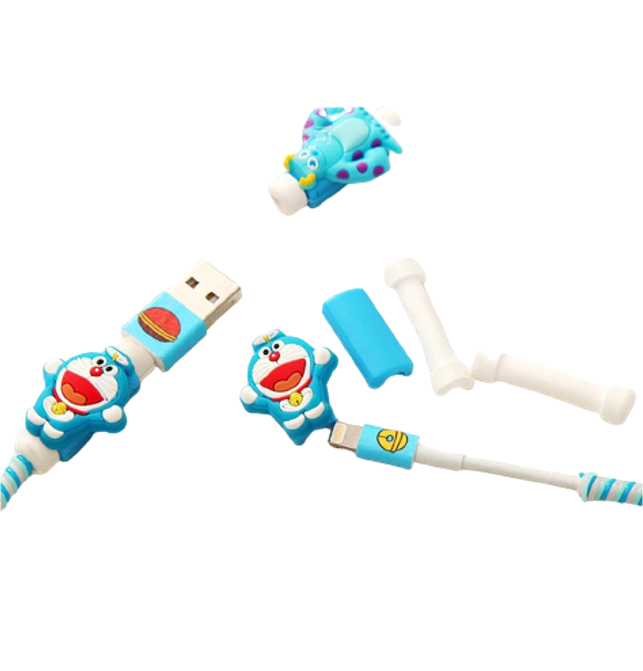 Protector Cable Usb iPhone, Android 10 unidades