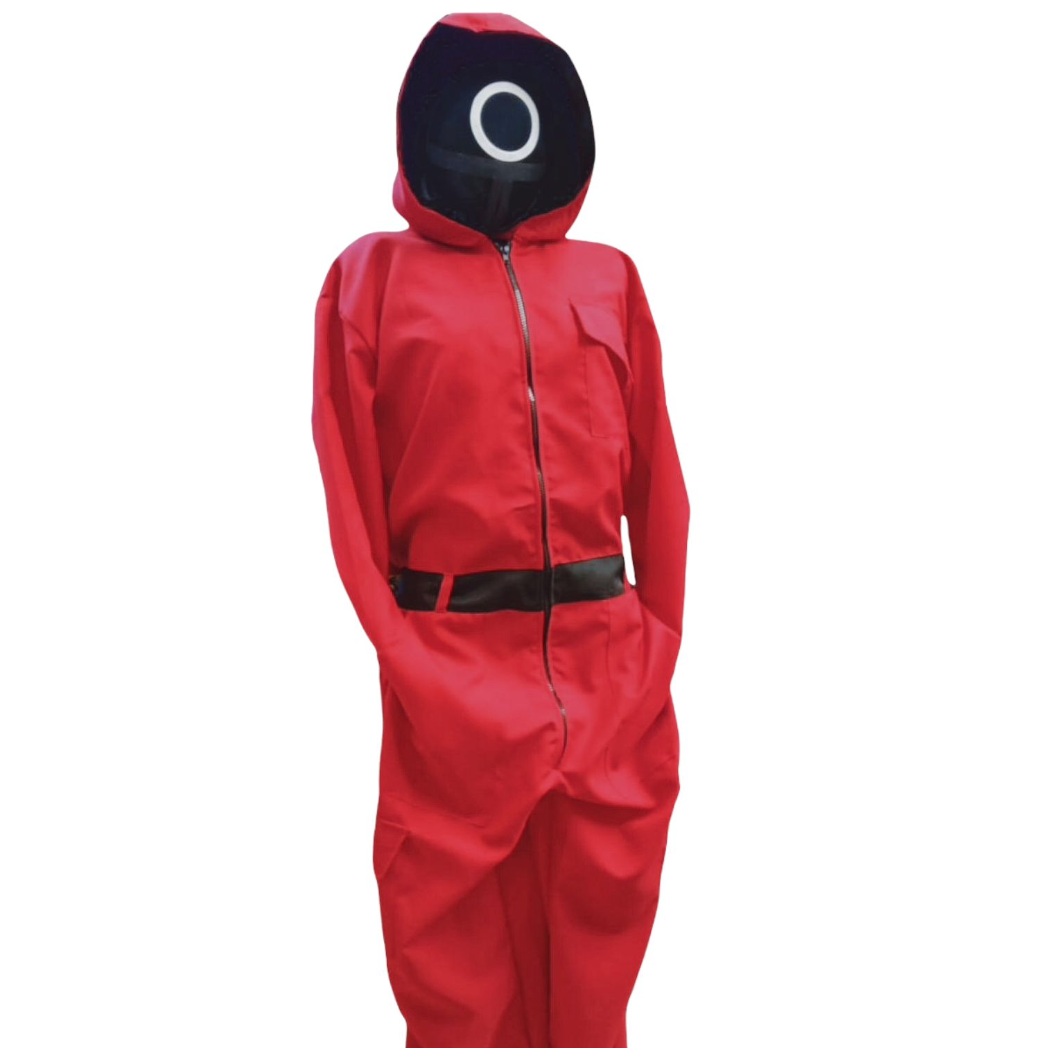 El Juego del Calamar Disfraz Adulto Squid Game Unitalla Cosplay Disfraz Halloween Fiestas Evento Guardias Uniforme Jumper