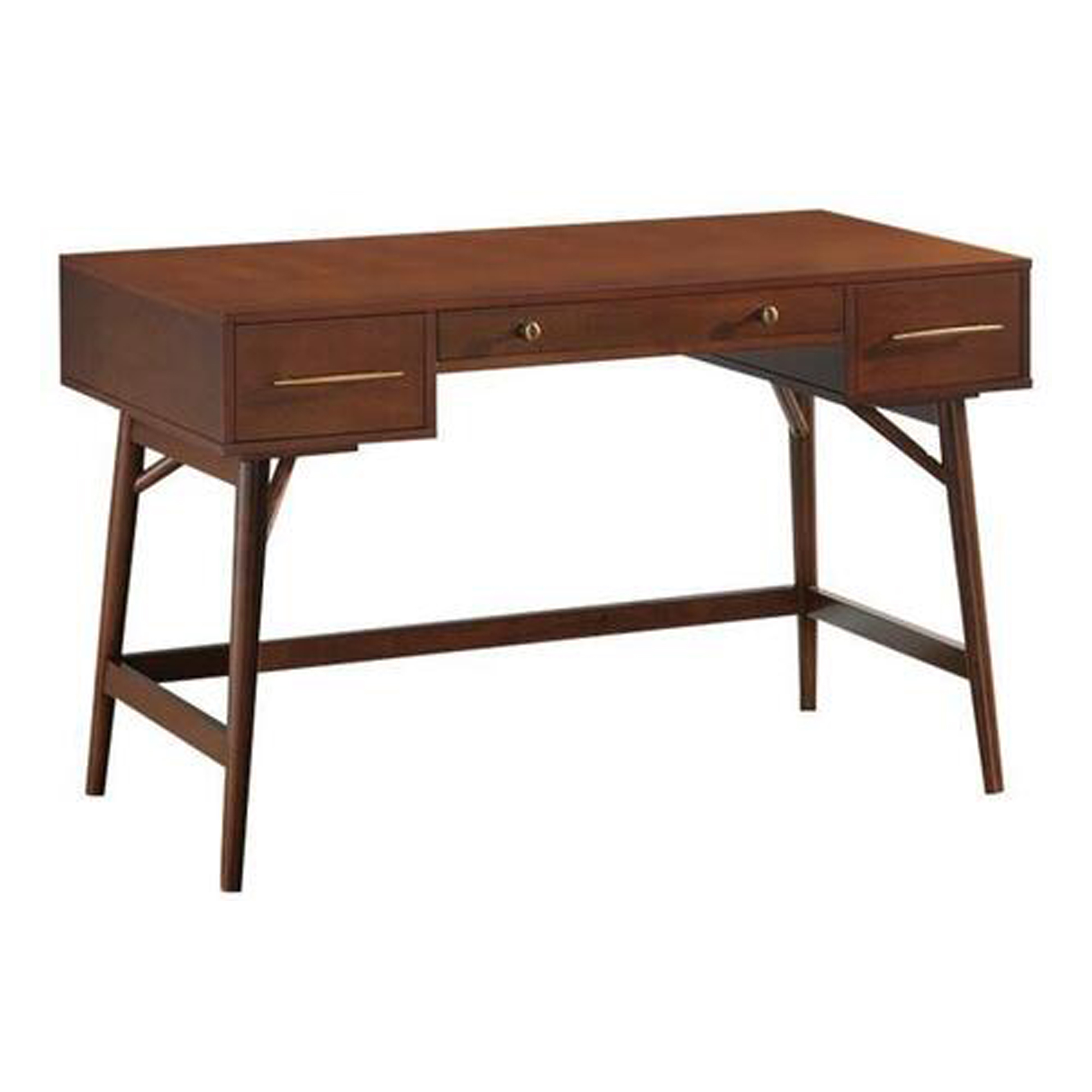 Escritorio de 3 cajones color Nogal, Coaster CS800744