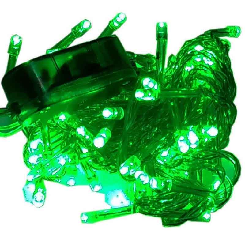 Serie de luz led Verde: 50 focos