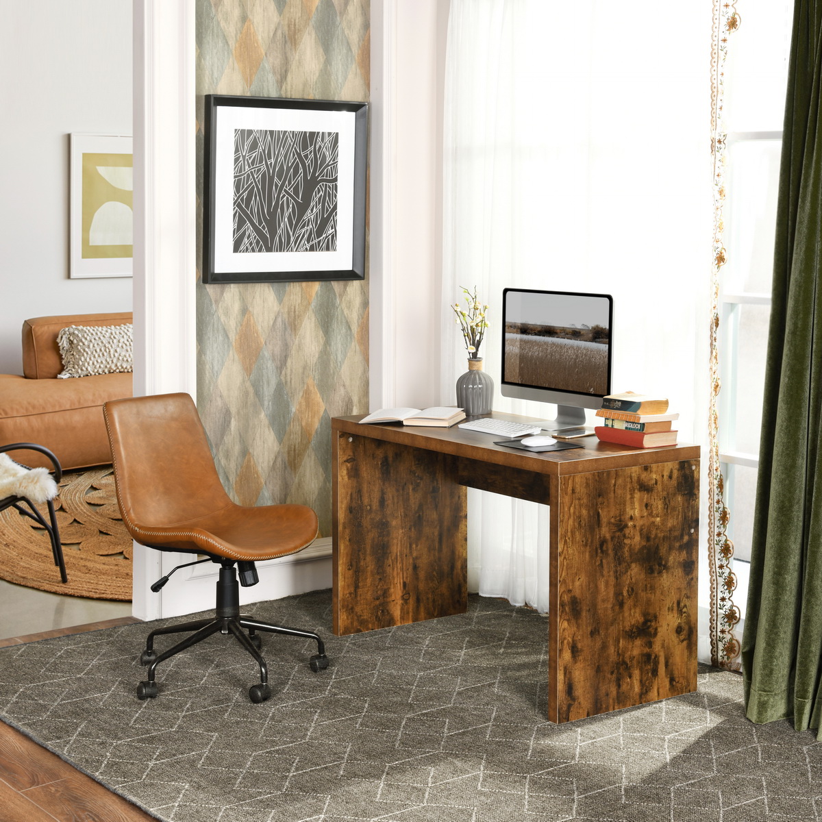 Furniture R Escritorio De Oficina Para El Hogar Vintage Lmai De 120 Cm