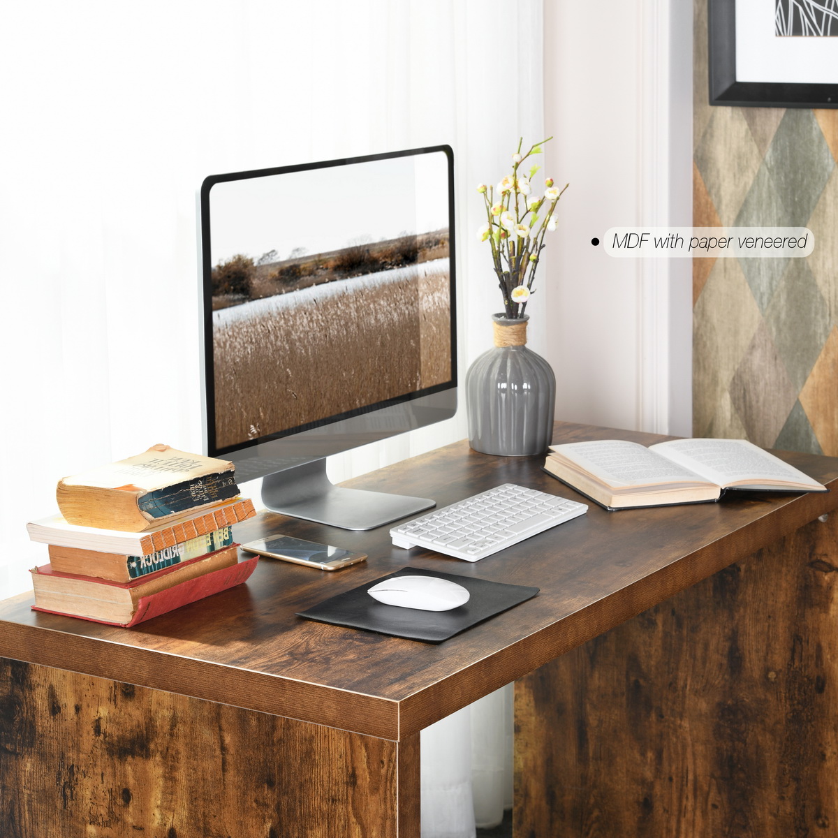 Furniture R Escritorio De Oficina Para El Hogar Vintage Lmai De 120 Cm