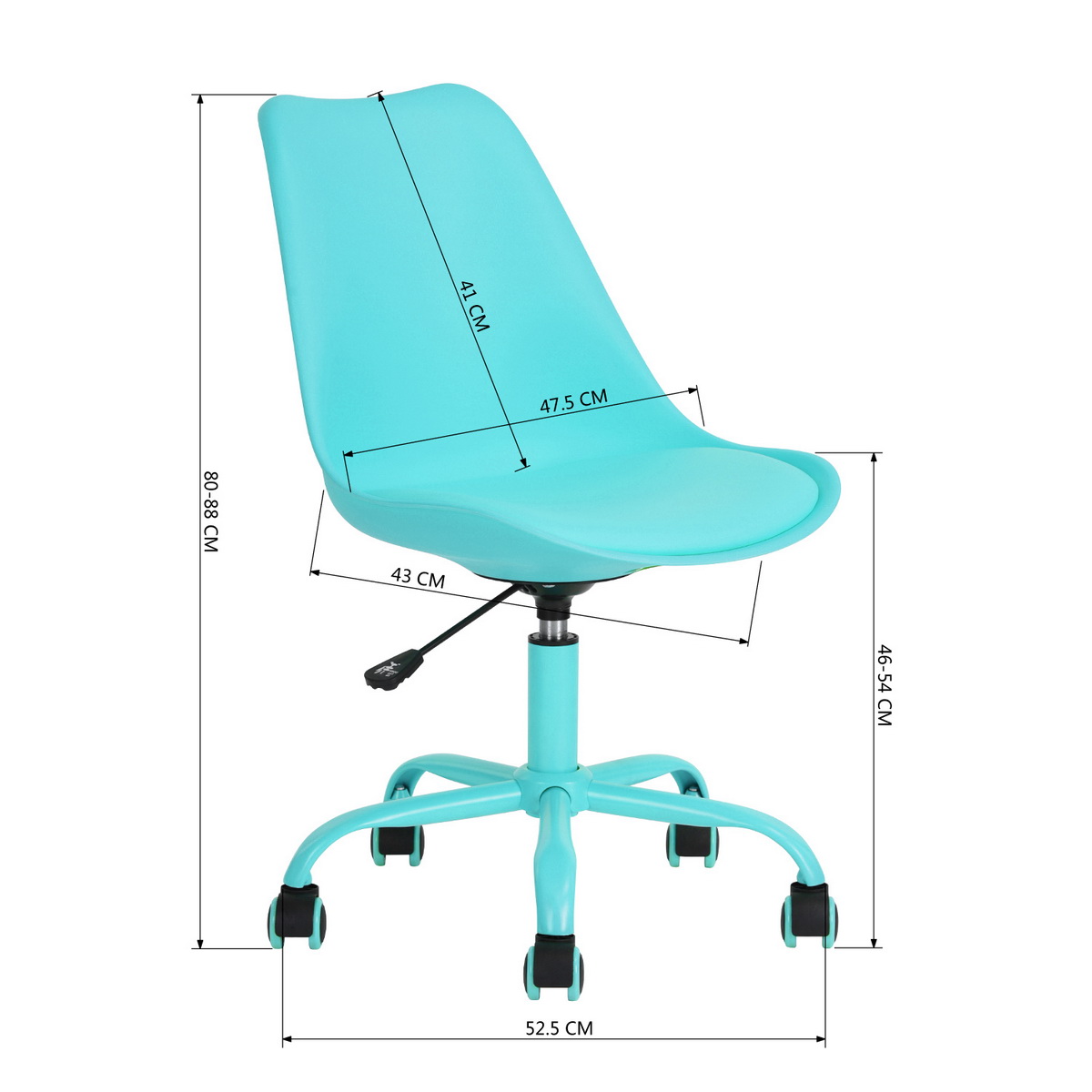 Furniture R Silla De Oficina Moderna Eames Blokhus Azul