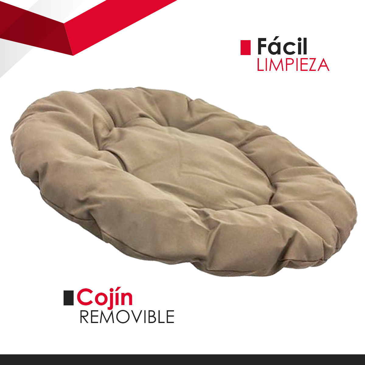 Cama Para Mascotas Cozy Pet Bed Keter Cojín Removible