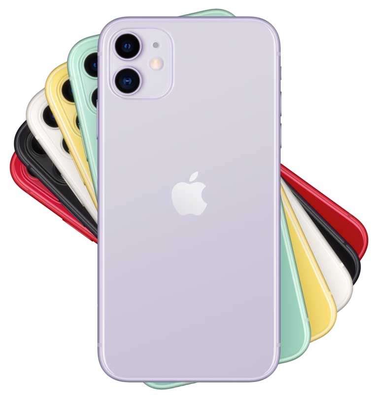 Apple Iphone 11 128GB Púrpura Desbloqueado Reacondicionado +  Adaptador Apple Lightning Jack 3.5mm