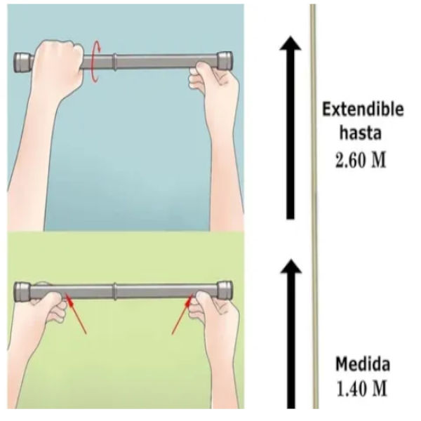 Set De Cortinas Para Sala | Cortinas Blackout Cafés + Traslúcidas + Cortinero